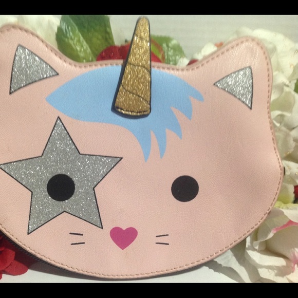 Betsey Johnson Unicorn Wristlet Bag Purse Wallet - Picture 16 of 16